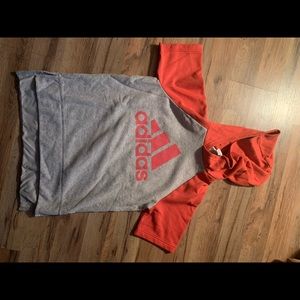Adidas Short Sleeve Hoodie